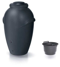 Designový plastový sud  AQUACAN 360l, antracit