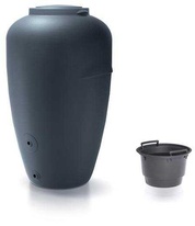 Designový plastový sud  AQUACAN 440l, antracit