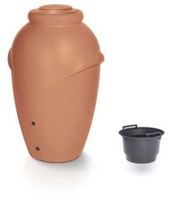Designový plastový sud  AQUACAN 360l, cihla