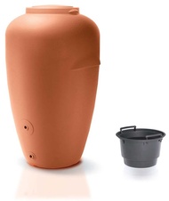 Designový plastový sud  AQUACAN 440l, cihla