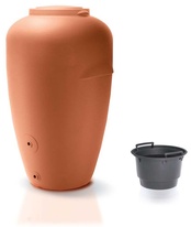 Designový plastový sud  AQUACAN 440l, cihla