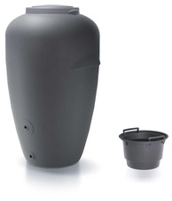 Designový plastový sud  AQUACAN 440l, šedá