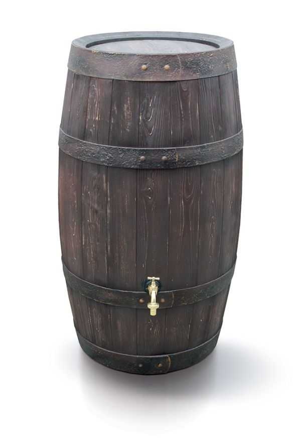 Plastový sud  BARRIQUE 250l, hnědá