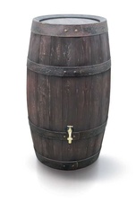 Plastový sud  BARRIQUE 250l, hnědá