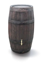Plastový sud  BARRIQUE 250l, hnědá