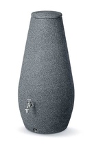 Designový plastový sud DROP 200l, granit