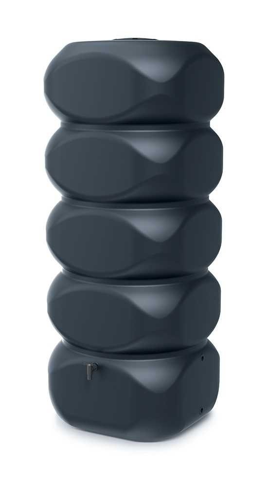 Designový plastový sud GUBO 1000l, antracit