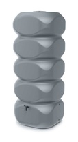 Designový plastový sud GUBO 1000l, světle šedý