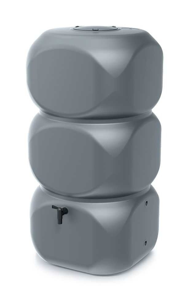 Designový plastový sud GUBO 320l, světle šedá