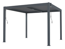 Bioklimatická pergola G21 Austin 3x3m, antracit