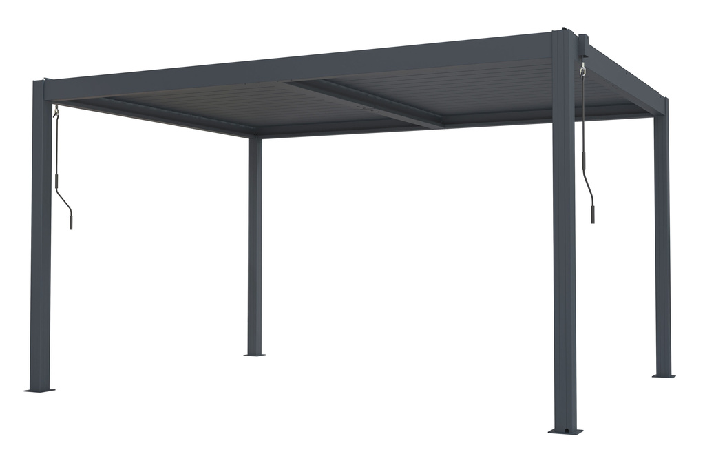 Bioklimatická pergola G21 Austin 4x3m, antracit