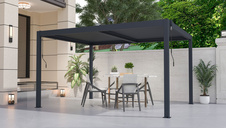 Bioklimatická pergola G21 Austin 4x3m, antracit