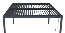 Bioklimatická pergola G21 Austin 4x4m, antracit
