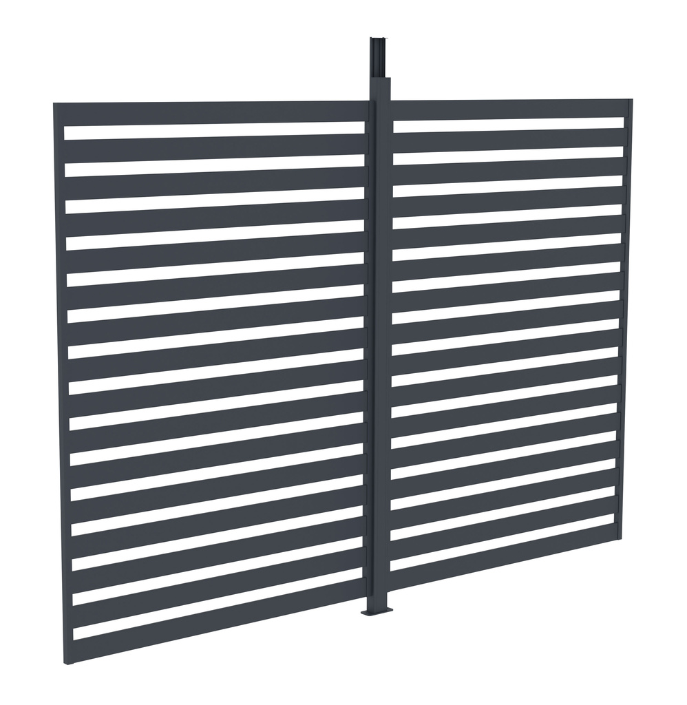 Fixní lamelová stěna G21 2,8x2,2m pro pergolu 3x3 a 4x3 m, antracit