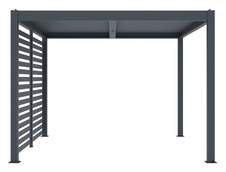 Fixní lamelová stěna G21 2,8x2,2m pro pergolu 3x3 a 4x3 m, antracit