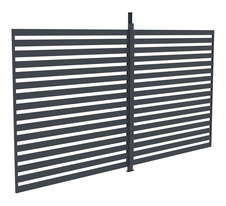 Fixní lamelová stěna G21 3,7x2,2m pro pergolu 4x3 a 4x4 m, antracit
