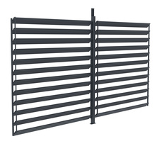 Otočná lamelová stěna G21 3,7x2,2m pro pergolu 4x3 a 4x4 m, antracit