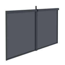 Boční markýza G21 3,7x2 m pro pergolu 4x3 a 4x4 m, antracit