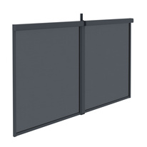Boční markýza G21 3,7x2 m pro pergolu 4x3 a 4x4 m, antracit