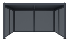 Boční markýza G21 3,7x2 m pro pergolu 4x3 a 4x4 m, antracit