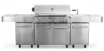 Plynový gril G21 Nevada, BBQ kuchyně Premium Line 8 hořáků + zdarma redukční ventil