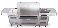 Plynový gril G21 Nevada, BBQ kuchyně Premium Line 8 hořáků + zdarma redukční ventil