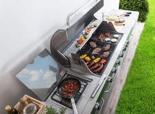 Plynový gril G21 Nevada, BBQ kuchyně Premium Line 8 hořáků + zdarma redukční ventil