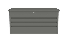 Zahradní box G21 Denver 400l, metalická šedá