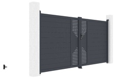 Brána dvoukřídlá G21 Marion 350x173 cm, antracit
