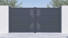 Brána dvoukřídlá G21 Marion 350x173 cm, antracit