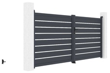 Brána dvoukřídlá G21 Reno 350x158 cm, antracit