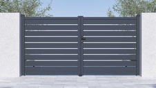 Brána dvoukřídlá G21 Reno 350x176 cm, antracit