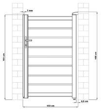 Branka G21 Reno 100x158 cm, antracit