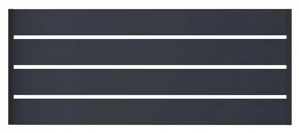 Plotové pole G21 Reno 168x69 cm, antracit