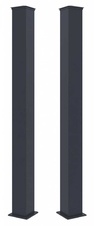 Sloupky G21 pro branku a bránu 15x190 cm s patkou, antracit