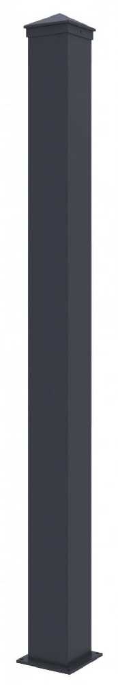 Sloupek G21 pro plotové pole 10x169 cm s patkou, antracit