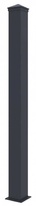 Sloupek G21 pro plotové pole 10x169 cm s patkou, antracit