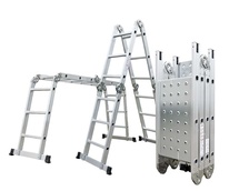 Hliníkové štafle G21 GA SZ - 4x3-3,7 m multifunkční včetně podlážky