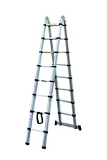 Teleskopický žebřík G21 GA-TZ16-5 m, 2v1, hliníkový
