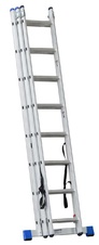 Žebřík G21 třídílný 5,1 m, 3x8 příčlí
