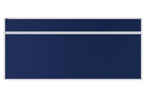Stolový akustický paraván AKUSTIK ekoTAB, oblý roh, 180x80 cm, námořnicky modrý