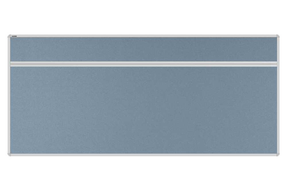 Stolový akustický paraván AKUSTIK ekoTAB, oblý roh, 180x80 cm, tmavě šedá