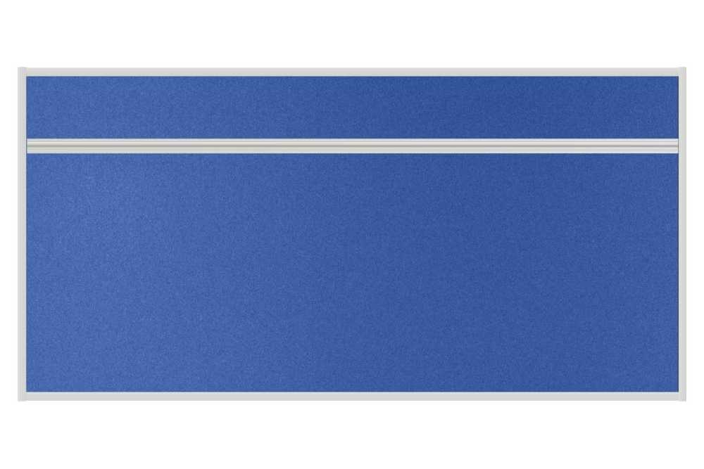 Stolový akustický paraván AKUSTIK ekoTAB, ostrý roh, 160x80 cm, královsky modrý