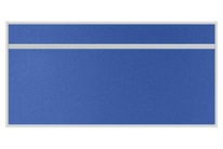Stolový akustický paraván AKUSTIK ekoTAB, ostrý roh, 160x80 cm, královsky modrý