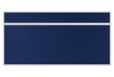Stolový akustický paraván AKUSTIK ekoTAB, ostrý roh, 160x80 cm, námořnicky modrý