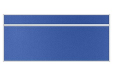 Stolový akustický paraván AKUSTIK ekoTAB, ostrý roh, 180x80 cm, královsky modrý