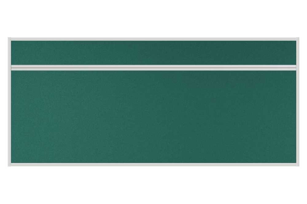 Stolový akustický paraván AKUSTIK ekoTAB, ostrý roh, 180x80 cm, zelený