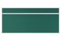 Stolový akustický paraván AKUSTIK ekoTAB, ostrý roh, 180x80 cm, zelený