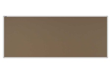 Stolový paraván EKONOMIK ekoTAB, oblý roh, 160x65 cm, béžový