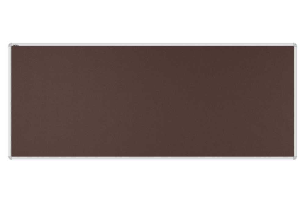 Stolový paraván EKONOMIK ekoTAB, oblý roh, 160x65 cm, tmavě hnědý